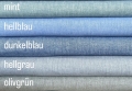 Bild 3 von Reststück Fischgrat Halbleinen Baumwoll-Leinenstoff - Twill  - dunkelblau -  85 cm