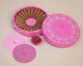 Bild 3 von Indische Räucherkegel - 25 Sück inkl. Ton-Untersetzer in handbemalter Geschenkbox - indische Rose