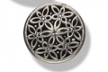 Metallknopf - Dirndl - Blumen 15 mm