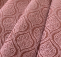 Reststück Trachten Dirndl Stoff  Baumwollköper - knitterarm - Ornamente - sandelholz  - 230 cm