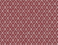 Bild 2 von Reststück Jacquard Mischgewebe knitterarm Ornamentmuster Waben - dunkelrot - 200 cm