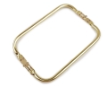Bild 2 von Aluminiumrahmen Taschengriff zur Herstellung von Handtaschen Clutch - 24,4 x 9 cm