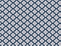Baumwollstoff Popeline - Blumen - dunkelblau -  50 cm