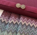 Bild 4 von Gobelin Jacquard - Dirndlstoff  gewebt  - Zackenmuster multicolor - 190 cm