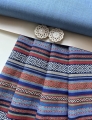 Bild 2 von Jacquard Dirndl-Stoffpaket Spenzer Rock Querstreifen Nora 