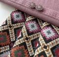 Bild 2 von Gobelin Jacquard - Dirndlstoff  gewebt - schwarz multicolor- 190 cm