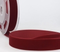 Samtband Samt Samtbänder - 10 mm breit - col 71 weinrot