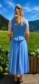 Bild 2 von Kinder Dirndl Stoffpaket Theresia himmelblau
