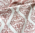 Bild 6 von Jacquard Dirndl Stoff Rauten - knitterfrei- Ornamentmuster - altrosa creme - 180 cm