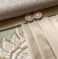 Bild 1 von Jacquard-Dirndl Stoffpaket champagner lindgrün pastell 