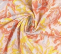 Bild 1 von Reststück Blumen Baumwollsatin-Mischgewebe  - dehnbar - leicht glänzend  -220 cm