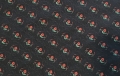 Bild 2 von Reststück Jacquard - Dirndlstoff gewebt Blumen  - knitterfrei- schwarz rot grün - 200 cm