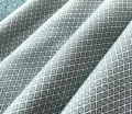 Bild 1 von Reststück Jacquard knitterarm Ornamentmuster Waben - dunkles mintgrün salbei seegrün  - 200 cm