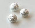 Bild 2 von Knopf - Dirndl - galvanisiert - creme weiß 12mm