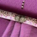 Bild 1 von Wollsatin Jacquard-Dirndl Stoffpaket traube 