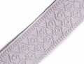 Gummiband für Trachtengürtel - 4 cm  - flieder hellpastel Dirndlgürtel elastisch gewebt 
