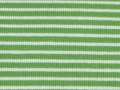 Ringelbündchen - limegrün/weiß  - 25 cm