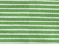 Ringelbündchen - limegrün/weiß  - 50 cm