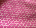 Viskosejersey mit geometrischem Muster - zartpink - 50 cm