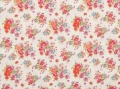 Bild 1 von Reststück Dirndl Stoff Blumen - weiß - 95 cm