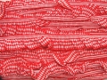 Bild 2 von Rüschengummi Rüschenborte Vichy Karo - rot - 20 mm