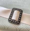 Bild 1 von Gürtelspange  Schürzenspange - Metall - mittelgrau