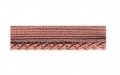 Paspel Paspol  / Biese Satin - gedreht - 10 mm breit - rubinrosa - Farbe 77
