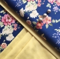 Bild 1 von Dirndl Nähpaket Conny 17 Blumen blau gelb