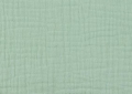Reststück Baumwollstoff Musselin - mint -  75 cm