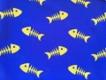 Reststück Badelycra - Fische  - 90 cm 