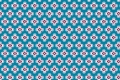 Baumwollstoff Popeline - Blumenornamente - türkisblau - 50 cm