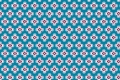 Baumwollstoff Popeline - Blumenornamente - türkisblau - 50 cm