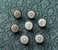 Bild 1 von Knopf - Dirndl - galvanisiert - dunkelgrün  12mm