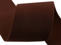 Gummiband - 50 mm breit - dunkelbraun