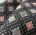 Bild 1 von Gobelin Jacquard - Dirndlstoff  gewebt  - schwarz multicolor   - 180 cm