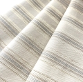 Bild 1 von Reststück Italienischer Baumwollstoff  gewebt  - Streifen - beige gold - 250x 140 cm