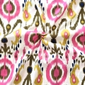 Bild 2 von Baumwollstoff - Indien  - Handdruck Ornamentmuster - 50 cm