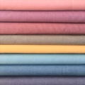 Bild 2 von Reststück Dirndlstoff uni - knitterarm gewebt - senfgelb - 220 cm