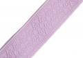 Gummiband für Trachtengürtel - 4 cm  - flieder pastel Dirndlgürtel elastisch gewebt
