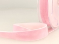 Samtband Samt Samtbänder - 10 mm breit - col 75 rosa 3 Meter