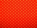 Reststück Punkte-Stoff - DOTS - orange/gelb - 55 cm