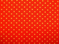 Reststück Punkte-Stoff - DOTS - orange/gelb - 55 cm