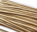 Samtband Samt Samtbänder  - 10 mm breit - beigegold  weiß 