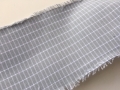 Stiftelband / Hanselband /Reihkaro - grau 10cm breit - 100 cm