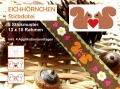 Eichhörnchen Stickdatei Set 13 x 18 cm inkl. 4 Applikationsvorlagen