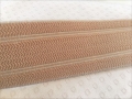 Reststück Gummiband für Trachtengürtel - caramel gold 5 cm  - Dirndlgürtel elastisch - 65 cm