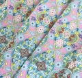Bild 1 von Dirndl Stoff Blumenornamente - zartrosa pastell - 50 cm