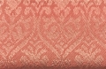 Wollsatin Jacquard Mischgewebe knitterfrei Ornamentmuster - pfirsich pastell - 50 cm