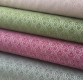 Bild 1 von Jacquard Mischgewebe knitterfrei Ornamentmuster - himbeere pink - 50 cm