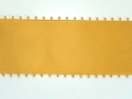 Reststück Satinband - Picotband - Schürzenband - 50 mm breit - gold  120cm